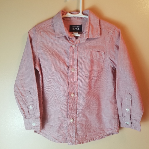 Children's Place Pink long Sleeves Dress Shirt - Picture 1 of 5